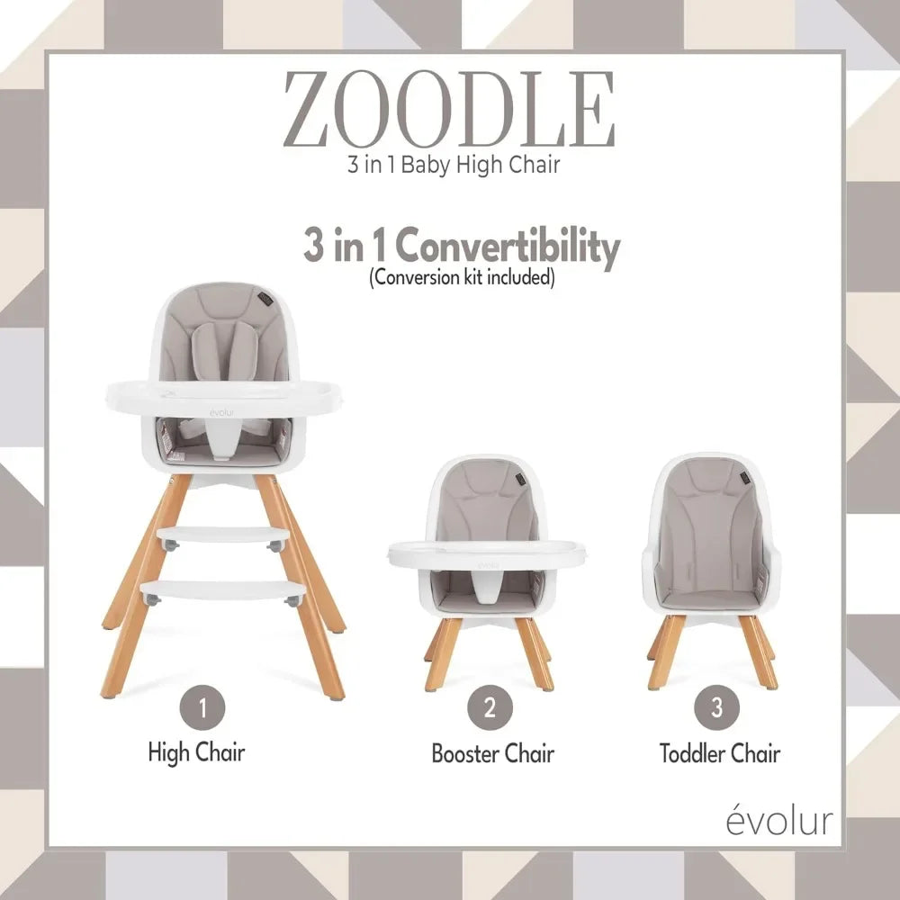 Convertible Baby High Chair