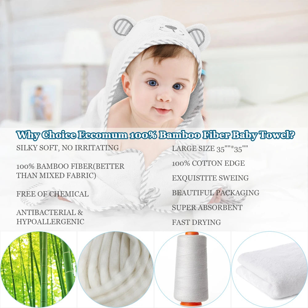 Organic Baby Hooded Towel