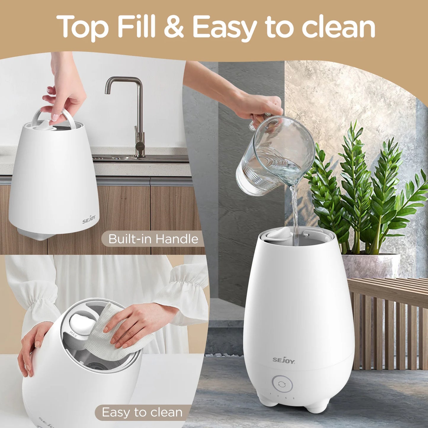 Ultrasonic Cool Mist Humidifier