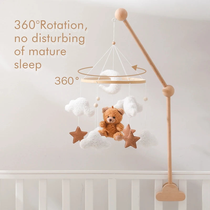 Wooden Crib Hanging Toy