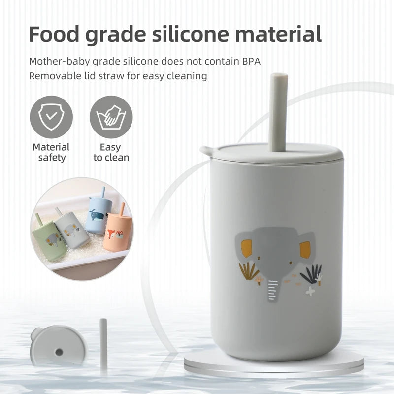 Silicone Sippy Feeding Cup