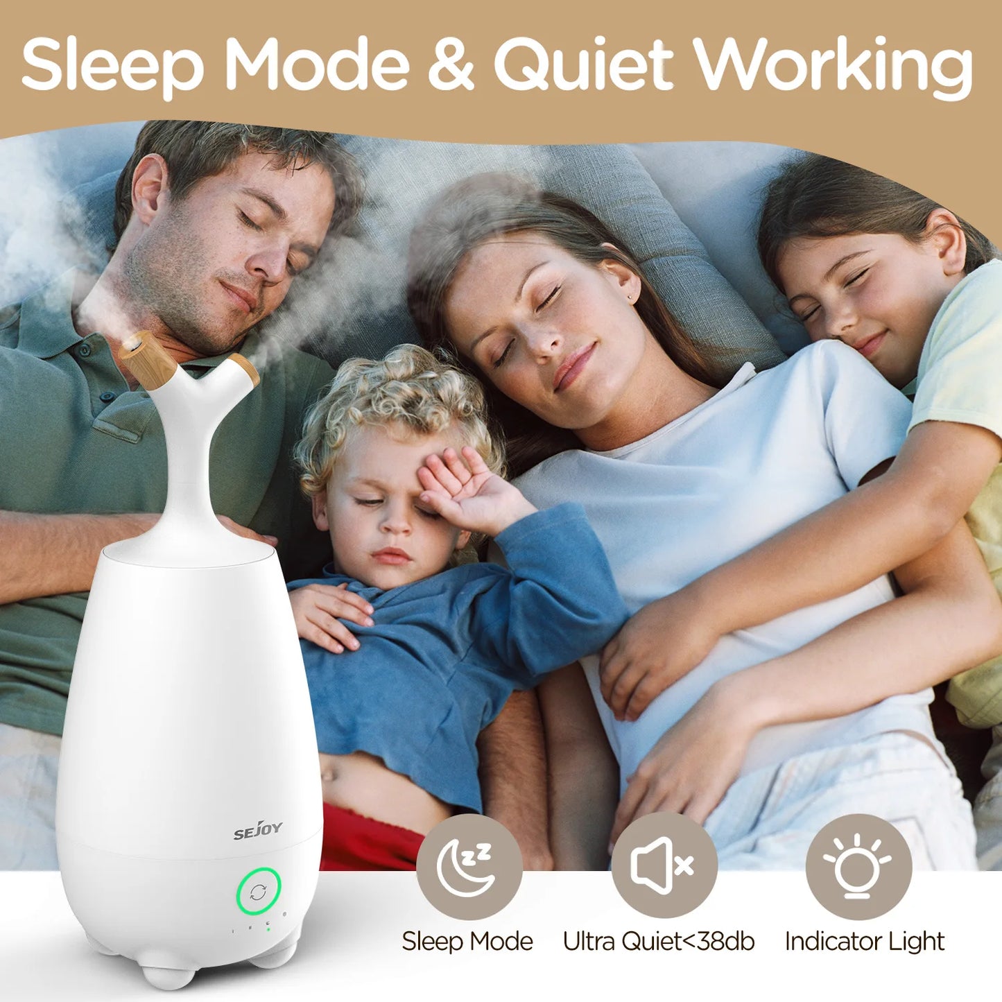 Ultrasonic Cool Mist Humidifier